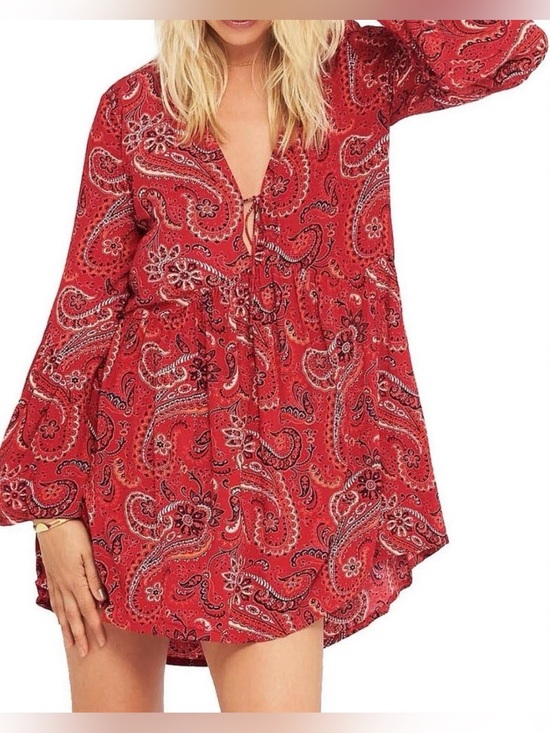 Tigerlily Dresses & Skirts - Tigerlily Mayfield Paisley Smock Dress Size Us 8 Au 12 Festival Boho Chic Flowy